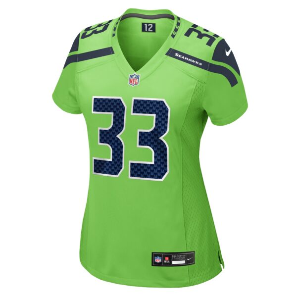 Women’s Seattle Seahawks Jamal Adams Nike Neon Green Game Jersey