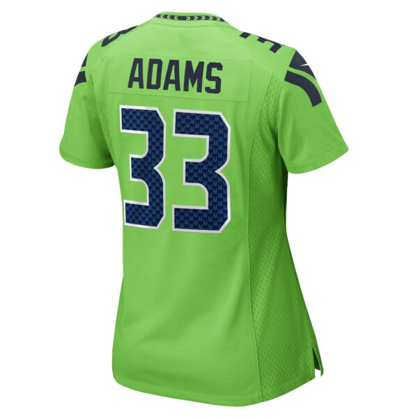 Women’s Seattle Seahawks Jamal Adams Nike Neon Green Game Jersey