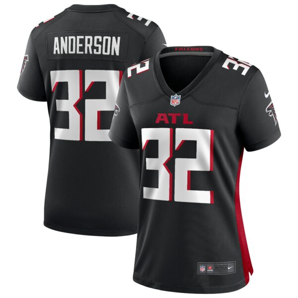 Women’s Atlanta Falcons Jamal Anderson Nike Black Game Retired Player Jersey