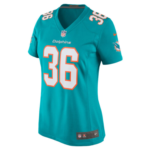 Women’s Miami Dolphins Jamal Perry Nike Aqua Home Game Player Jersey