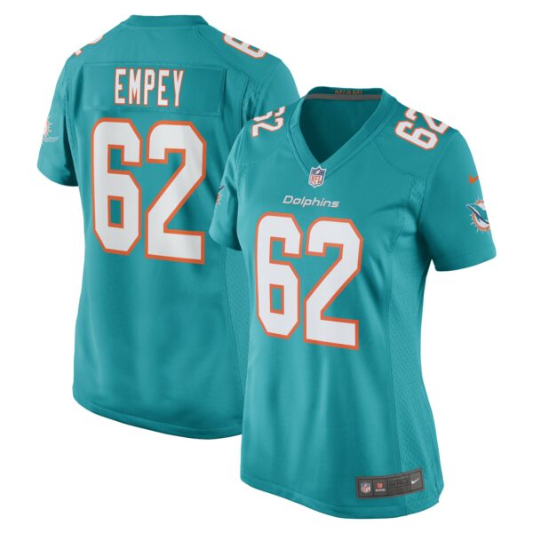 Women’s Miami Dolphins James Empey Nike Aqua Game Player Jersey