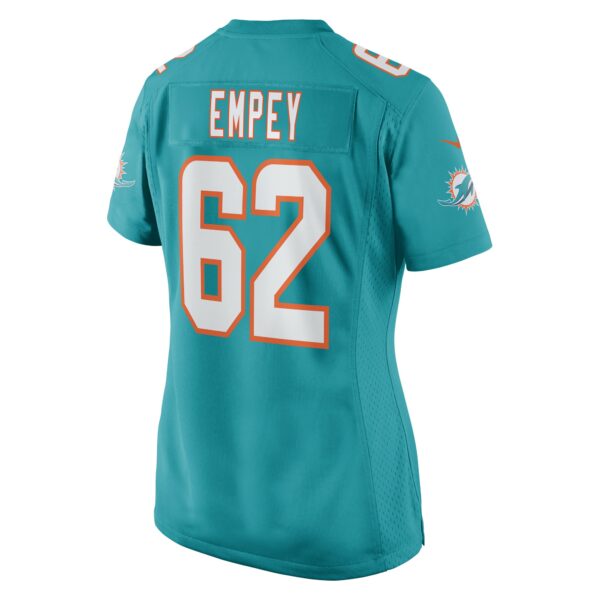 Women’s Miami Dolphins James Empey Nike Aqua Game Player Jersey