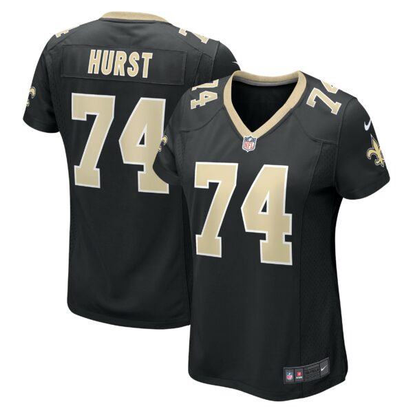 Women’s New Orleans Saints James Hurst Nike Black Game Jersey