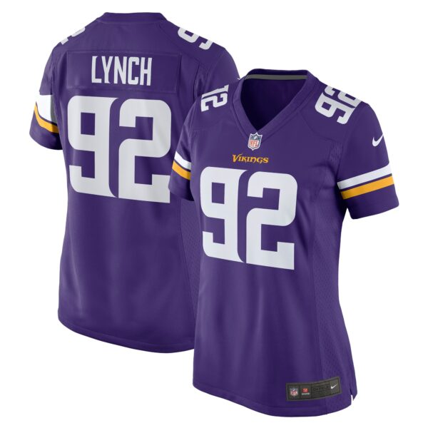 Women’s Minnesota Vikings James Lynch Nike Purple Game Player Jersey