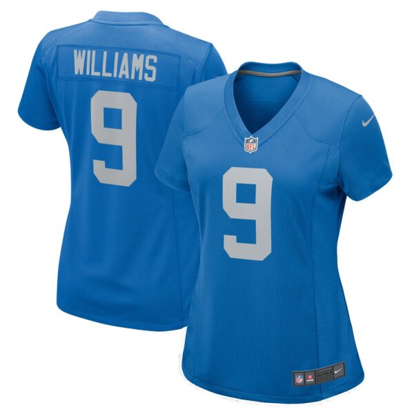 Women’s Detroit Lions Jameson Williams Nike Blue Player Game Jersey