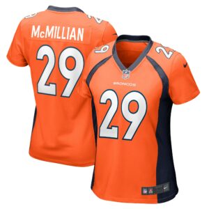 Women's Denver Broncos JaQuan McMillian Nike Orange Team Game Jersey