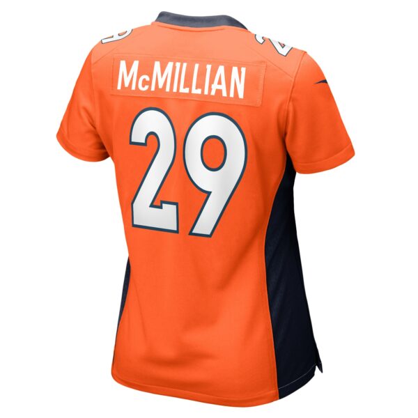 Women’s Denver Broncos JaQuan McMillian Nike Orange Team Game Jersey