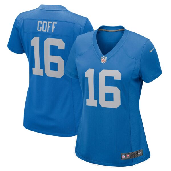 Women’s Detroit Lions Jared Goff Nike Blue Game Player Jersey