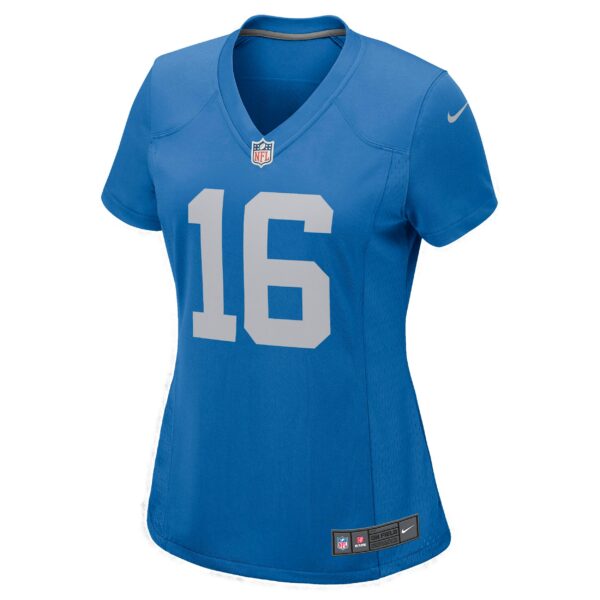 Women’s Detroit Lions Jared Goff Nike Blue Game Player Jersey