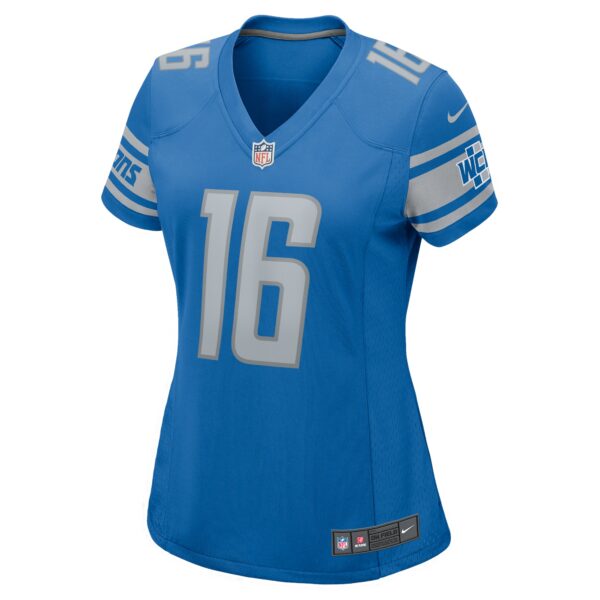 Women’s Detroit Lions Jared Goff Nike Blue Player Game Jersey