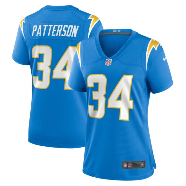 Women’s Los Angeles Chargers Jaret Patterson Nike Powder Blue Team Game Jersey