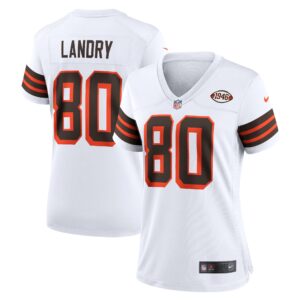 Women's Cleveland Browns Jarvis Landry Nike White 1946 Collection Alternate Game Jersey