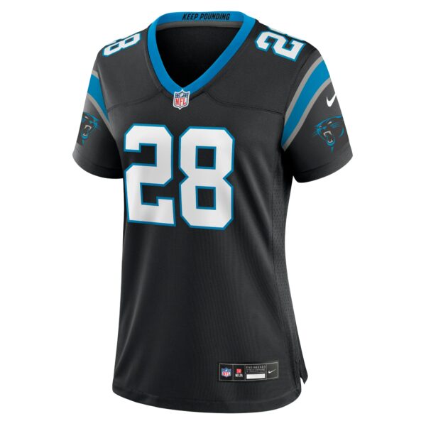 Women’s Carolina Panthers Jashaun Corbin Nike Black Team Game Jersey