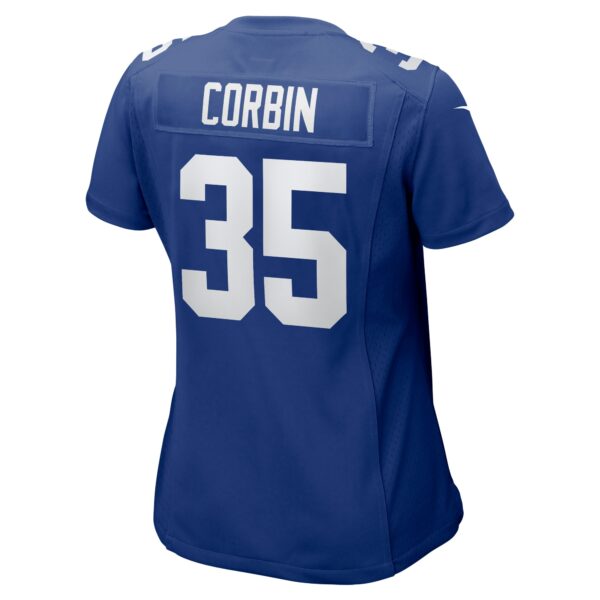 Women’s New York Giants Jashaun Corbin Nike Royal Team Game Jersey