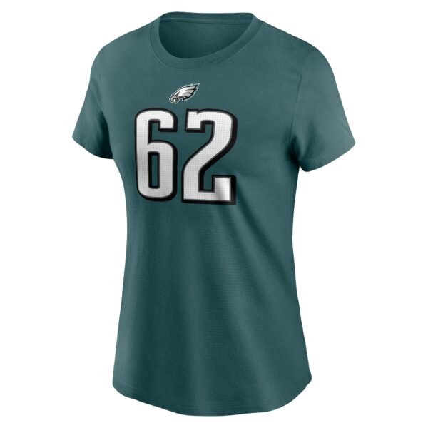 Women’s Philadelphia Eagles Jason Kelce Nike Midnight Green Player Name & Number T-Shirt