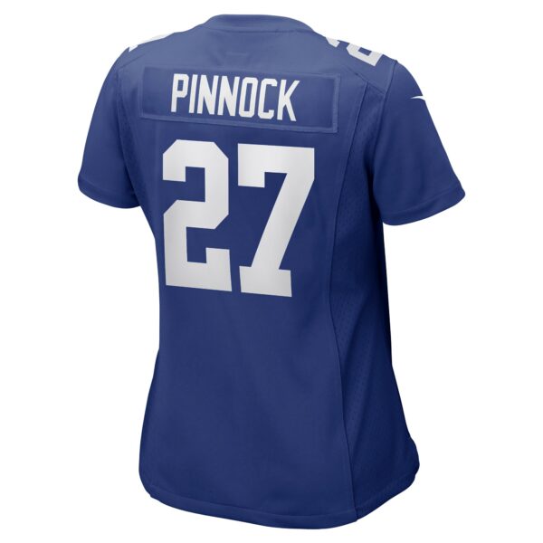 Women’s New York Giants Jason Pinnock Nike Royal Game Player Jersey