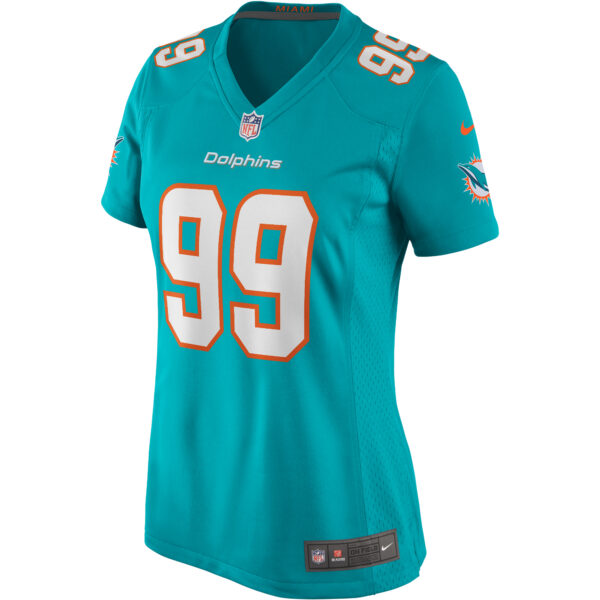 Women’s Miami Dolphins Jason Taylor Nike Aqua Game Retired Player Jersey