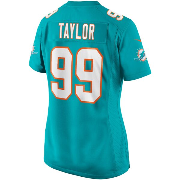 Women’s Miami Dolphins Jason Taylor Nike Aqua Game Retired Player Jersey