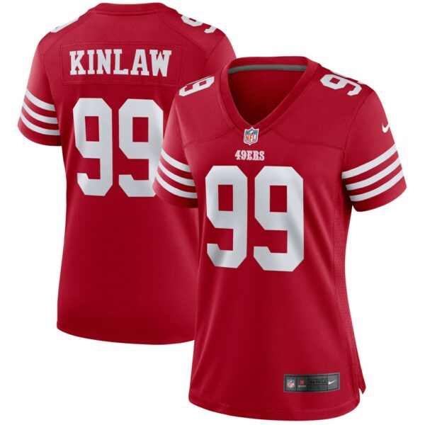 Women’s San Francisco 49ers Javon Kinlaw Nike Scarlet Player Jersey