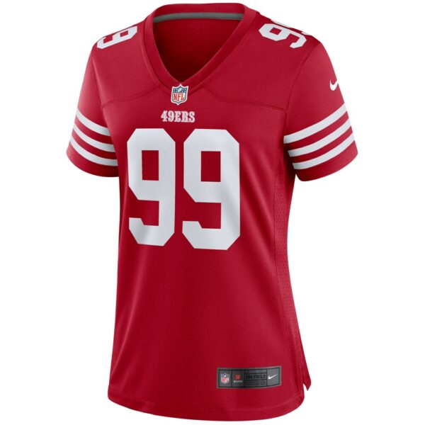 Women’s San Francisco 49ers Javon Kinlaw Nike Scarlet Player Jersey