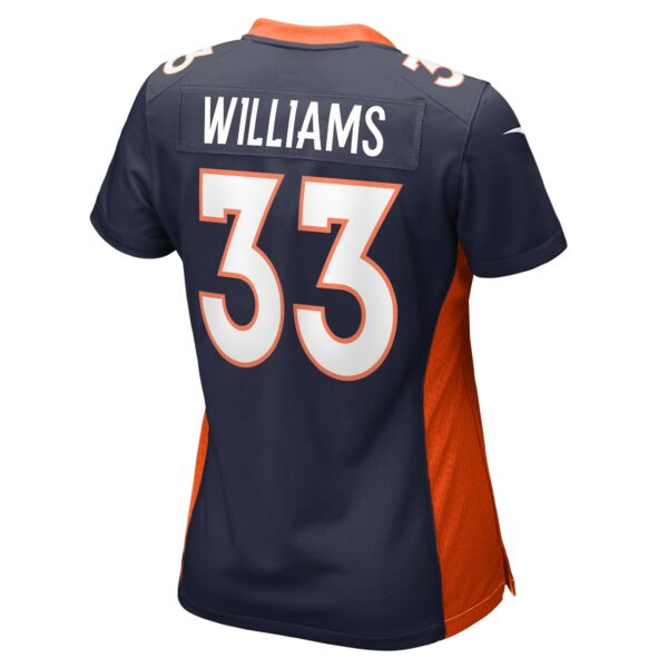 Women’s Denver Broncos Javonte Williams Nike Navy Home Game Player Jersey