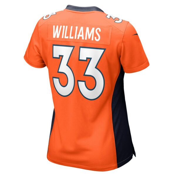 Women’s Denver Broncos Javonte Williams Nike Orange Nike Game Jersey