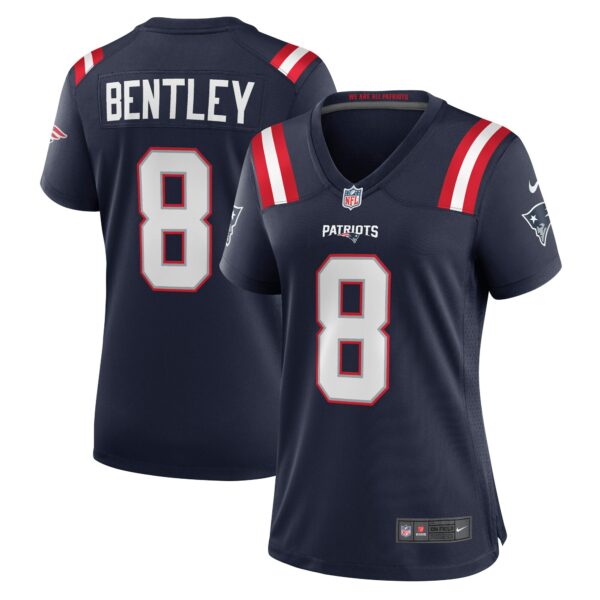 Women’s New England Patriots Ja’Whaun Bentley Nike Navy Game Player Jersey