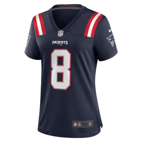 Women’s New England Patriots Ja’Whaun Bentley Nike Navy Game Player Jersey