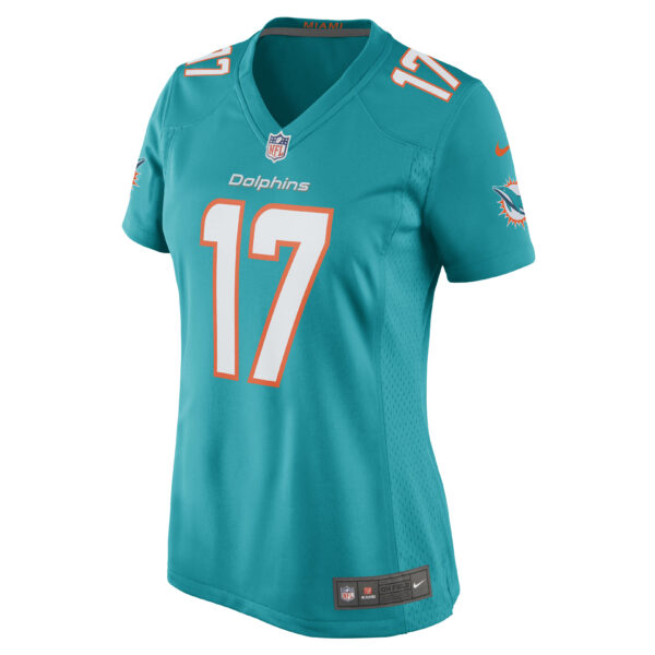 Women’s Miami Dolphins Jaylen Waddle Nike Aqua Game Player Jersey