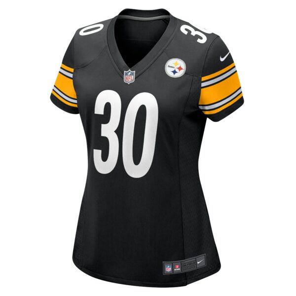 Women’s Pittsburgh Steelers Jaylen Warren Nike Black Alternate Game Jersey