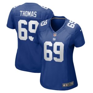 Women's New York Giants Jaylon Thomas Nike Royal Team Game Jersey