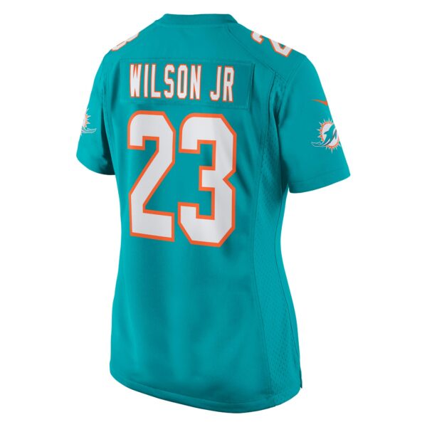 Women’s Miami Dolphins Jeff Wilson Jr. Nike Aqua Game Player Jersey