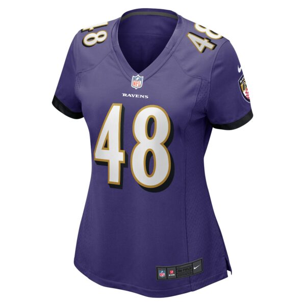 Women’s Baltimore Ravens Jeremiah Moon Nike Purple Game Player Jersey