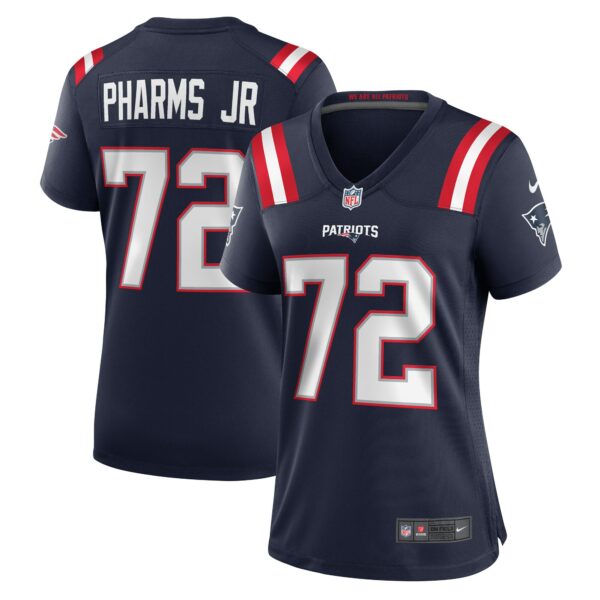 Women’s New England Patriots Jeremiah Pharms Jr. Nike Navy Game Player Jersey