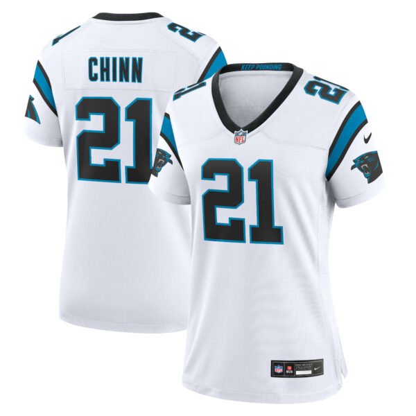 Women’s Carolina Panthers Jeremy Chinn Nike White Player Jersey