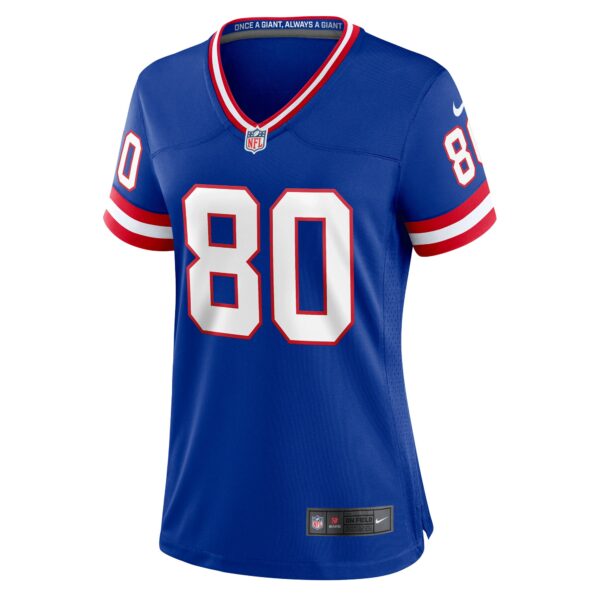 Women’s New York Giants Jeremy Shockey Nike Royal Classic Retired Player Game Jersey