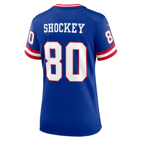 Women’s New York Giants Jeremy Shockey Nike Royal Classic Retired Player Game Jersey