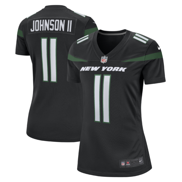 Women’s New York Jets Jermaine Johnson II Nike Stealth Black Alternate Game Jersey