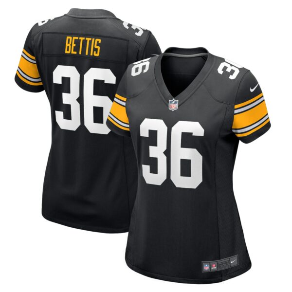 Women’s Pittsburgh Steelers Jerome Bettis Nike Black Retired Player Jersey