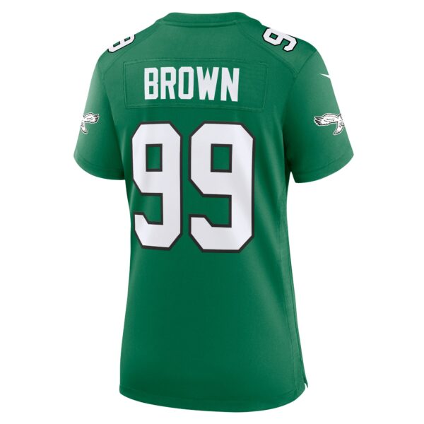 Women’s Philadelphia Eagles Jerome Brown Nike Kelly Green Alternate Game Jersey