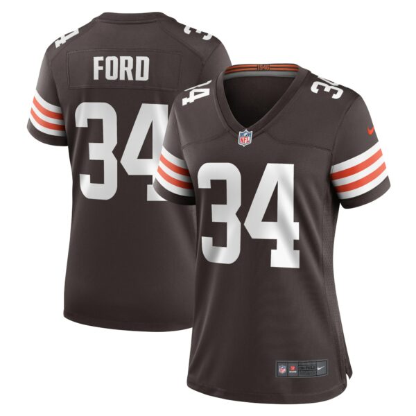 Women’s Cleveland Browns Jerome Ford Nike Brown Game Player Jersey