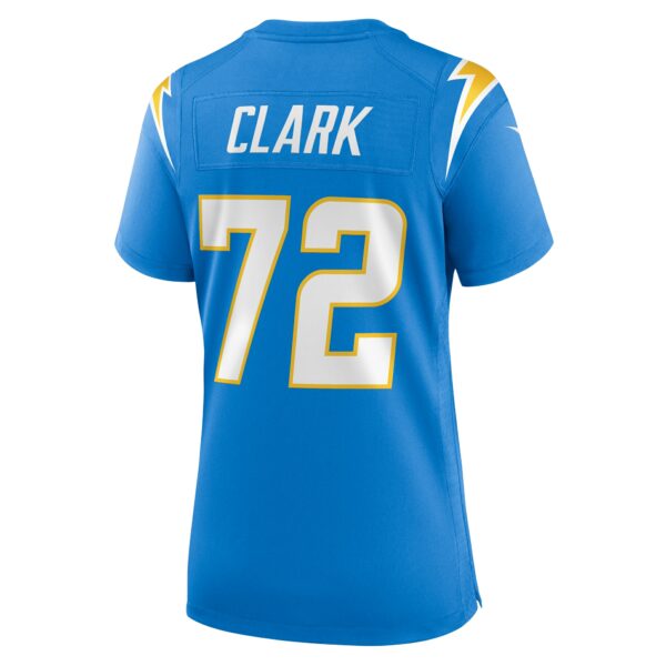 Women’s Los Angeles Chargers Jerrod Clark Nike Powder Blue Team Game Jersey