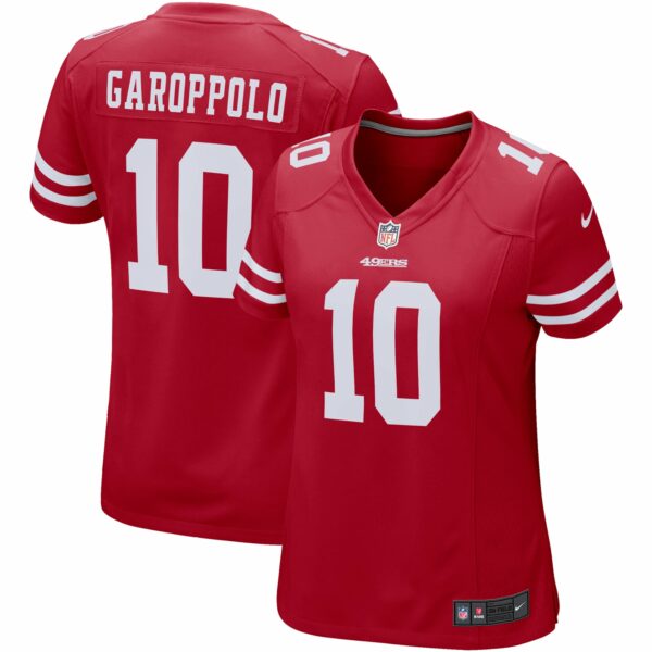 Women’s San Francisco 49ers Jimmy Garoppolo Nike Scarlet Game Player Jersey