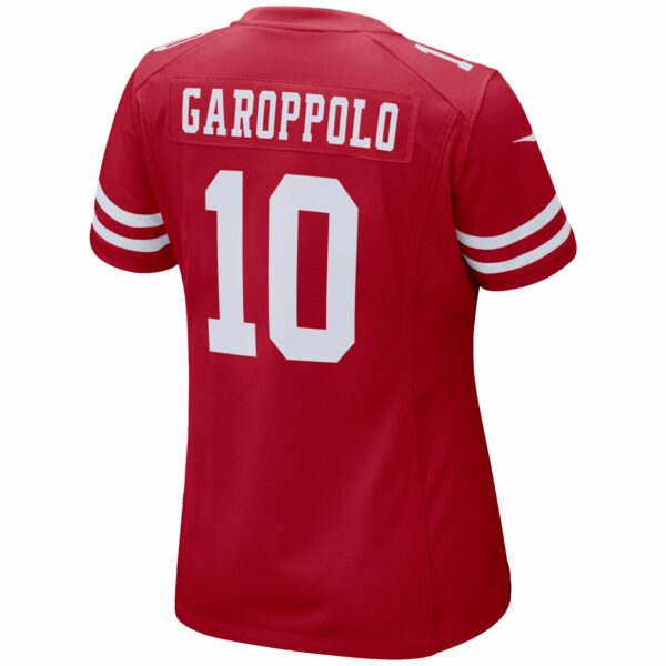 Women’s San Francisco 49ers Jimmy Garoppolo Nike Scarlet Game Player Jersey