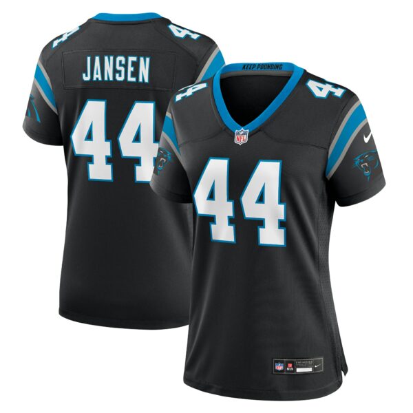 Women’s Carolina Panthers J.J. Jansen Nike Black Team Game Jersey