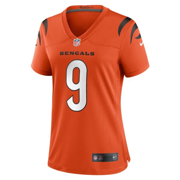 Women’s Cincinnati Bengals Joe Burrow Nike Orange Game Jersey