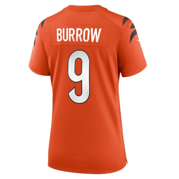 Women’s Cincinnati Bengals Joe Burrow Nike Orange Game Jersey