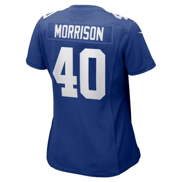 Women’s New York Giants Joe Morrison Nike Royal Retired Player Jersey