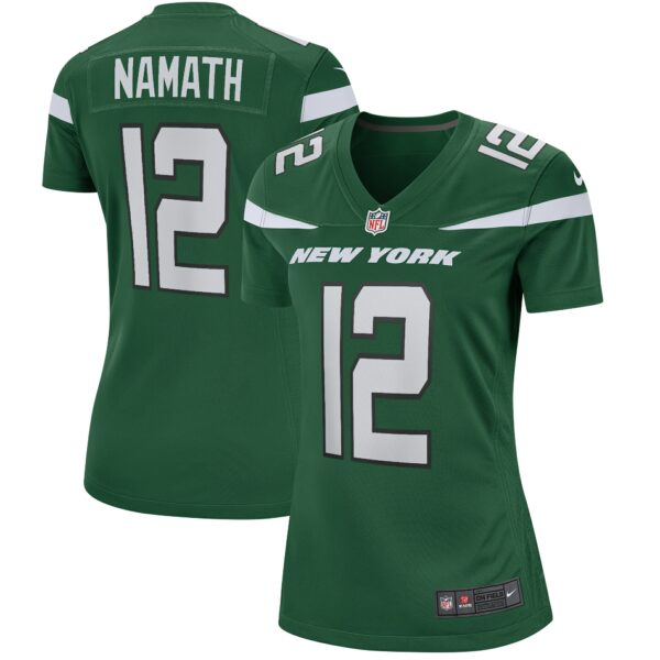 Women’s New York Jets Joe Namath Nike Gotham Green Game Retired Player Jersey