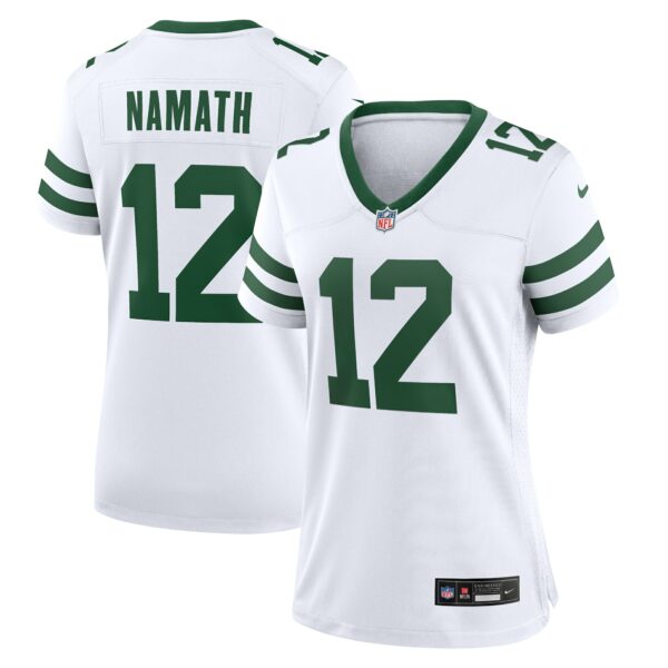 Women’s New York Jets Joe Namath Nike White Legacy Retired Player Game Jersey